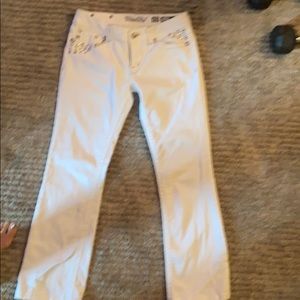 White Miss Me Jeans